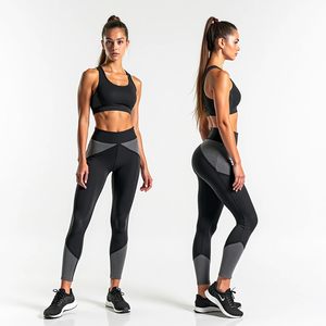 Conjunto Deportivo Cómodo y Sin Costuras para Mujer para Otoño e Invierno con Sujetador Deportivo y Leggings para un Uso Transpirable - Product Image 5