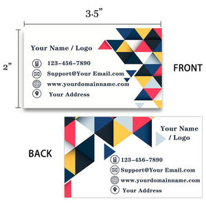 Tu marca, tarjetas de visita personalizadas con impresión a doble cara, tarjetas de visita que caben fácilmente en tu bolsillo - Product Image 3