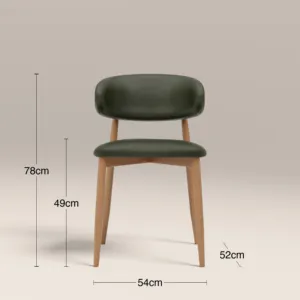 <b>VINTAGE</b> GREEN & OAK HALSTON DINING <b>CHAIR</b> - Product Image 4