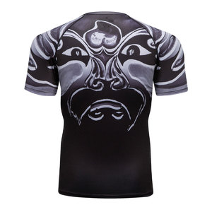 Chemise de compression à manches courtes pour homme sur mesure, vêtements de sport et de fitness de haute qualité, vente en gros - Product Image 4