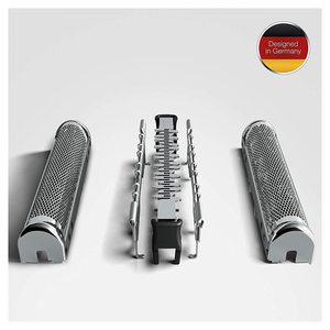 Tête de rasoir de rechange à double lame pour rasoir électrique et tondeuse à barbe, avec alimentation USB, rasoir à grille lavable - Product Image 1