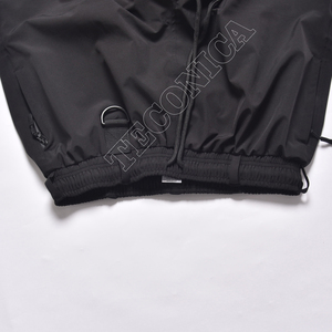Pantalon de neige imperméable noir OEM avec cordon de serrage à la taille et doublure en polaire pour le ski et les activités par temps froid - Product Image 4