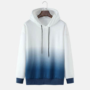 Sweat-shirt unisexe en polyester/coton personnalisé avec logo Blank Streetwear, ensembles délavés, 220 g/m², tissu molletonné lourd - Product Image 1