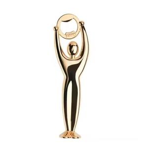 Ouvre-bouteille pour usage personnel, bar, cuisine, ouverture de bouteilles, décapant de bouchons, ouvre-bouteille finition or avec logo personnalisé - Product Image 1