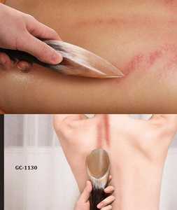 Palo de Masaje de Cuerno de Búfalo Ecológico Hecho a Mano para Rostro y Cuerpo, Cuidado Personal, Guasha de Madera, Soporte Técnico en Línea - Product Image 2