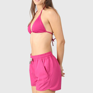 Shorts Deportivos de Cintura Alta para Mujer, Secado Rápido, para Correr y Nadar, con Logotipo, Material de Tela, Novedad 2025 - Product Image 4