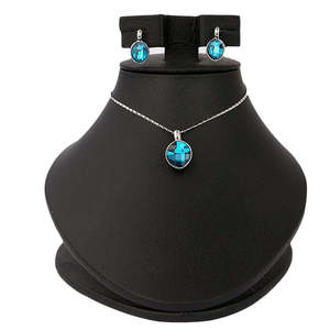 Women's Fancy <b>Locket</b> Set - Sea Green - Product Image 1
