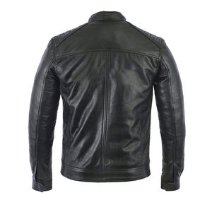 Chaquetas de cuero de moda de alta calidad para hombre, chaqueta de cuero de manga larga al mejor precio, chaqueta de trabajo de cuero para hombre - Product Image 6