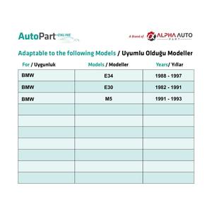 Clips de fixation pour panneaux latéraux BMW E30 E34 M5 - 50 pièces - Product Image 5