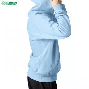 Pull à capuche unisexe en molleton mélange polyester/coton de qualité supérieure, respirant, séchage rapide, avec cordon de serrage pour le jogging - Product Image 4