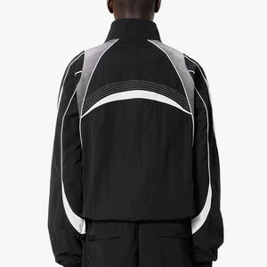 Custom Nylon Tracksuits Patchwork Zip up Windbreaker <b>Jacket</b> and Pants Jogger Sets Custom Tracksuit 2 Piece Set Men Track <b>Suit</b> - Product Image 2