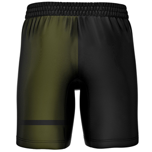 Pantalones Cortos Deportivos para Hombre con Bloques de Color, Cintura Elástica, Secado Rápido, Tejido de Poliéster, Ajuste Atlético, Tiro Medio con Bolsillos - Product Image 5