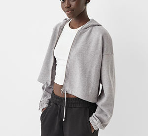 Ensemble de vêtements pour femmes, veste noire en gros, sweat-shirt, short de fitness, chaqueta, ensemble, logo, soutien-gorge de sport, leggings de yoga - Product Image 5