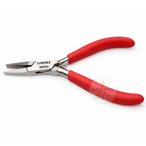 5 Inch Flat Nose <b>Pliers</b> Brown Handle Compact Grip <b>Tool</b> for Daily Repair DIY Work OEM CE ISO Factory - Product Image 3