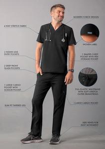 Uniforme de enfermera médica para mujer Juegos de fregado de tela tejida superior para hospitales Servicio OEM disponible - Product Image 3