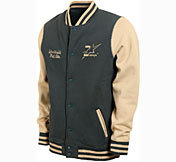 Chaquetas Varsity Vintage Unisex, Cálidas para Invierno, de Lana Melton, Estilo Béisbol Universitario, con Bordado de Logotipo Personalizado, con Piel de Oveja - Product Image 2