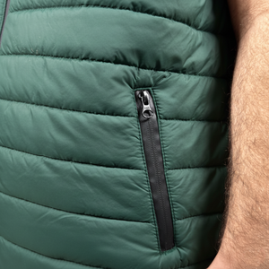 Chaleco Acolchado Grueso y Cálido Personalizado, Chaleco Acolchado sin Mangas con Capucha, Transpirable, con Múltiples Bolsillos, Talla Grande para Hombre - Product Image 5