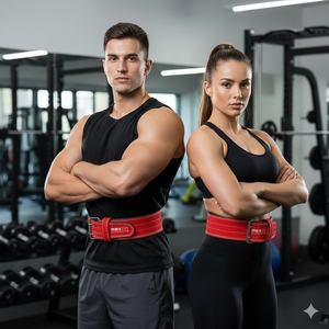 REXFIT SPORTS High quality weightlifting <b>belt</b> for men women, secure <b>buckle</b>, firm back support for powerlifting and workouts - Product Image 3