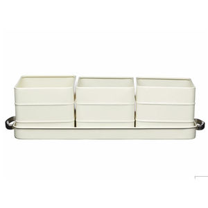 Wholesale Decorative Flower <b>Pot</b> Antique Cream <b>Herb</b> <b>Pots</b> and Try Perfect for <b>Kitchen</b> Home Decoration Planters <b>Herbs</b> Container - Product Image 1