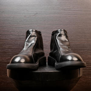 Chaussures décontractées légères avec semelle absorbant la transpiration et structure flexible, chaussures de tous les jours pour hommes, chaussures en cuir - Product Image 3