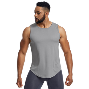 Camiseta sin mangas de algodón de alta calidad para hombre, nuevo diseño de talla grande, estilo de culturismo informal, elementos esenciales para entrenamiento - Product Image 6