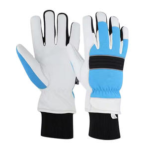 Vache fendue industrielle robuste jardin résistant aux coupures sécurité protection chauffée travail main cuir Construction gants - Product Image 3