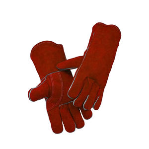 2025 nuevos guantes de soldadura de cuero Industrial resistentes personalizados de alta resistencia con nuevo uso diario transpirable para guantes de cuero para hombres - Product Image 2