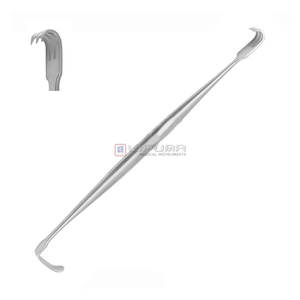 Instrumento de retracción de tejido quirúrgico Manual de 16,0 cm de alta calidad, Retractor afilado de doble extremo, Medic Premium - Product Image 1
