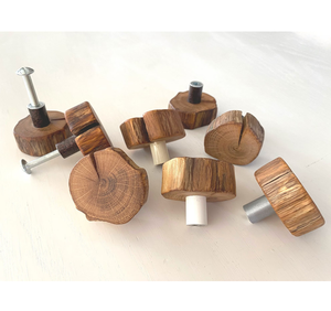 <b>Wooden</b> Cabinet Drawer Wardrobe Knobs Door <b>Pull</b> Kitchen Long Handle Furniture Hardware Natural wood - Product Image 1
