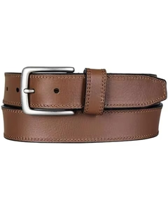 Cinturón con hebilla de marca de lujo personalizado para hombre, cinturón de cuero de vaca genuino para hombre, cinturones de cuero occidental real, logotipo láser, delgado y de alta calidad - Product Image 1