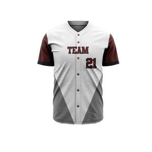 Uniforme de béisbol de alta calidad Ropa de equipo Uniforme de béisbol de gran tamaño Uniformes de béisbol de mejor material - Product Image 3