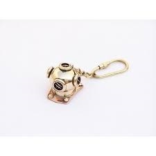 Top Supplier Antique Brass Helmet <b>Keychain</b> Nautical Design Metal Ornament for <b>Personalized</b> Hanging Decoration - Product Image 2