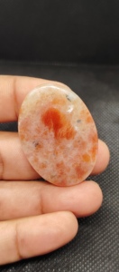 High Quality Natural Orange Sunstone Cabochon Smooth Polished Loose Gemstone 5-8mm Mixed Sizes UDGEMS Model 124 Pendant/<b>Necklace</b> - Product Image 3