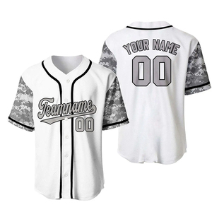 Camiseta de uniforme de Béisbol Juvenil personalizada de alta calidad, camiseta de béisbol con botones, camiseta de béisbol de equipo sublimada bordada - Product Image 4
