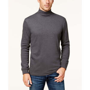 Maglione da Uomo XX-Large Grigio Scuro con Collo Alto, Stile Confortevole per Club - Product Image 1