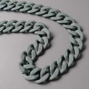 อุปกรณ์ตกแต่งกระเป๋าคุณภาพสูงสำหรับสุภาพสตรี ทำด้วยมือจากลูกปัดอะคริลิกสีสันสดใสและเรซิ่น ใช้เป็นสายคล้องกระเป๋าถือ - Product Image 4