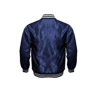 Chaqueta informal personalizada de alta calidad para hombre, abrigo deportivo de Color sólido, chaqueta sencilla para hombre, chaqueta universitaria para hombre - Product Image 2