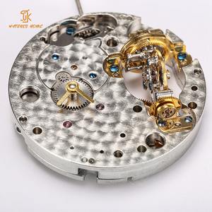 Mouvement de montre mécanique automatique à tourbillon rotatif 2D, finition Perlage, fabricants OEM personnalisés - Product Image 1