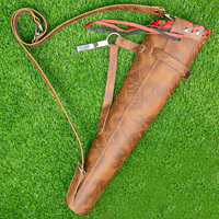 ESHALZ IMPEX ARCHERY Quiver OEM entièrement personnalisé en cuir de vache 100% véritable, modèle AQ-8925 50CM