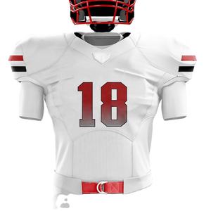 Uniformes personnalisés de football américain Conceptions personnalisées Uniformes de football américain respirants cousus à séchage rapide - Product Image 6