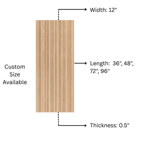 Paneles de Madera Maciza Flexible, Paneles de Madera Natural para Diseño de Paredes, Renovación de Puertas de Armarios, Paneles de Pared 3D - Product Image 2