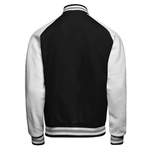 Acheter Veste universitaire en cuir de haute qualité Manches en cuir et veste de baseball en laine 2025 Varsity Jacket - Product Image 6