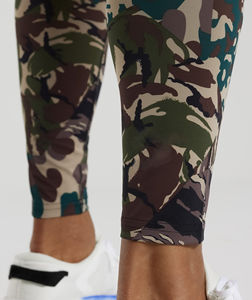 Nouveauté Leggings de sport respirants pour hommes Taille mi-haute Yoga Gym Fitness Coton/Fibre de bambou Logo personnalisé ODM disponible Prix bas - Product Image 4