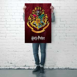 Affiche du blason de l'école Hogwarts pour Harry Potter, design traditionnel, décoration murale - Product Image 4