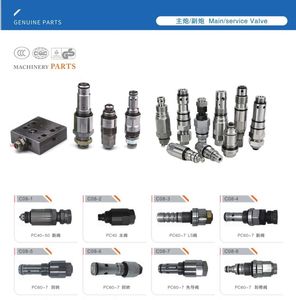 Soupape de décharge principale R210 pour excavatrice, pièces de machines de construction - Product Image 5