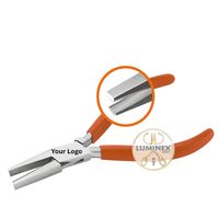Pince bec de canard Luminex Impex de haute qualité pour la fabrication de bijoux de précision, en acier inoxydable, personnalisable en couleur/taille, outil pour pierres et fils