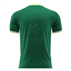 KANEKA SPORTS Vêtements d'entraînement pour hommes, maillot de sublimation à manches courtes, respirant, séchage rapide, été, 100% polyester, design personnalisé - Product Image 2