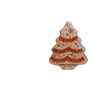 Food Grade Tinplate Tree Shaped Two-piece <b>Tins</b> for Cookie Candy <b>Chocolate</b> Christmas Gift Packaging with Customizable Features - Product Image 2