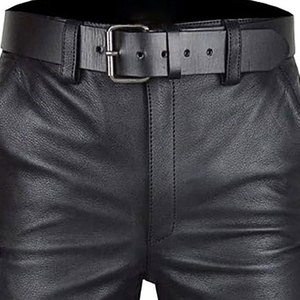 Pantalones Cortos de Cuero para Hombre al por Mayor, Estilo Moderno, Ajustados, Moda Urbana, para Boutique y Reventa - Product Image 6