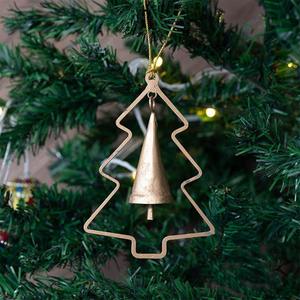 Ornements d'arbre de Noël en aluminium de luxe écologiques Formes personnalisées et bords polis pour la décoration saisonnière de la maison - Product Image 1